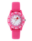 Red Balloon Time Teacher Girls Basic Pink Resin Pink Nylon - ewatchfactory