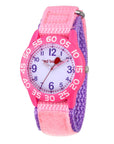 Red Balloon Time Teacher Girls Basic Pink Resin Pink Nylon - ewatchfactory