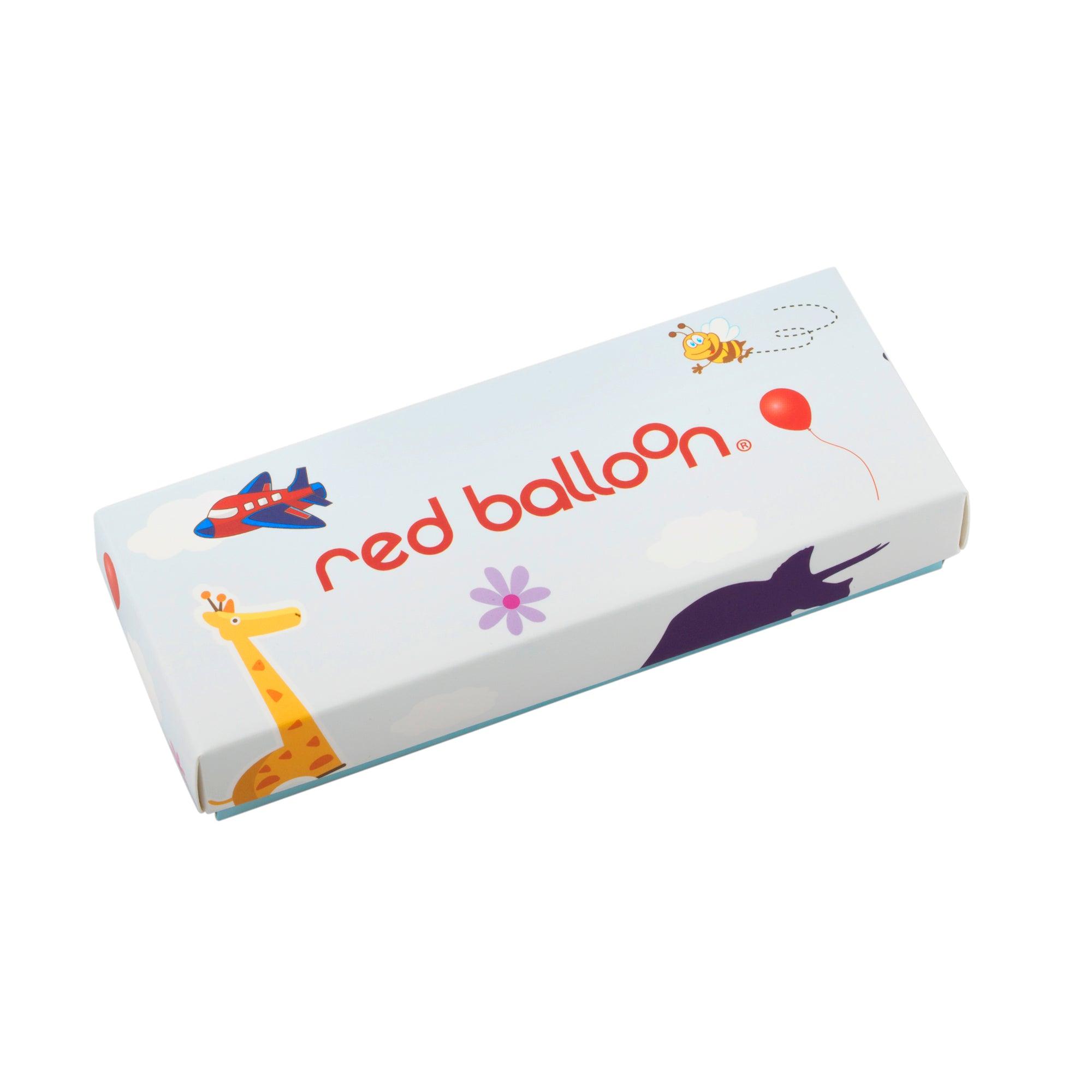 Red Balloon Time Teacher Girls Basic Clear Resin Purple Nylon - ewatchfactory
